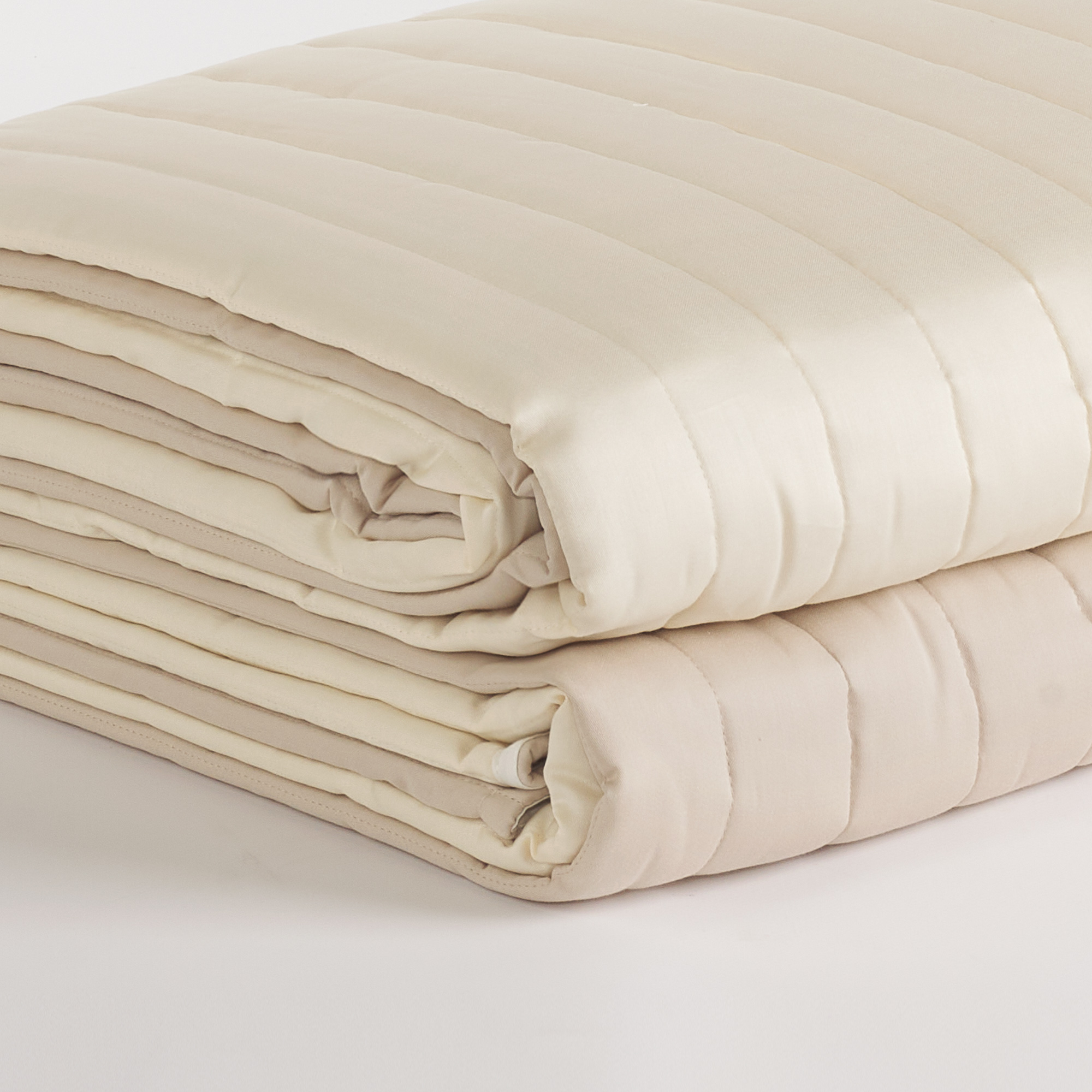 Trapuntino Quilt Double Face Antibes sabbia / crema Via Roma 60